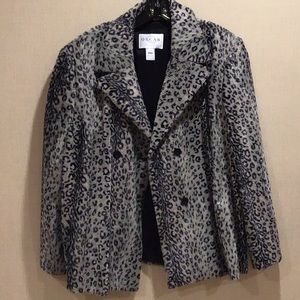 Oscar de la Renta faux fur jacket